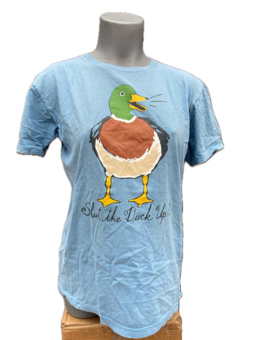 Vintage Hatley Medium Shut the Duck Up! Mallard Duck Graphic Shirt